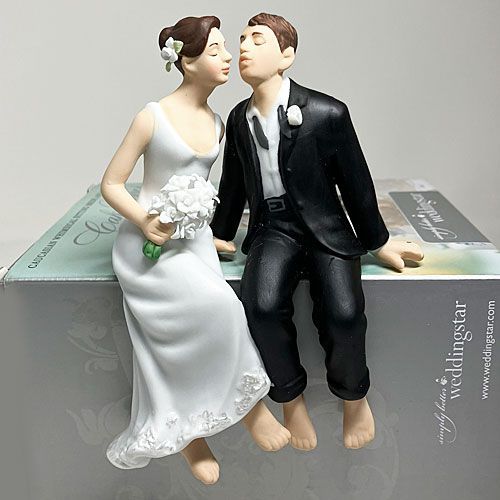 ケーキトッパー 裸足でキス 髪色ダークブラウン 結婚式 Weddingstar 正規代理店