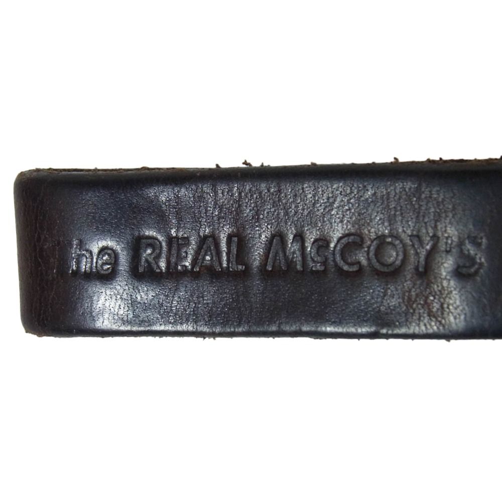 The REAL McCOY'S ザリアルマッコイズ スタッズ ベルトループ レザー