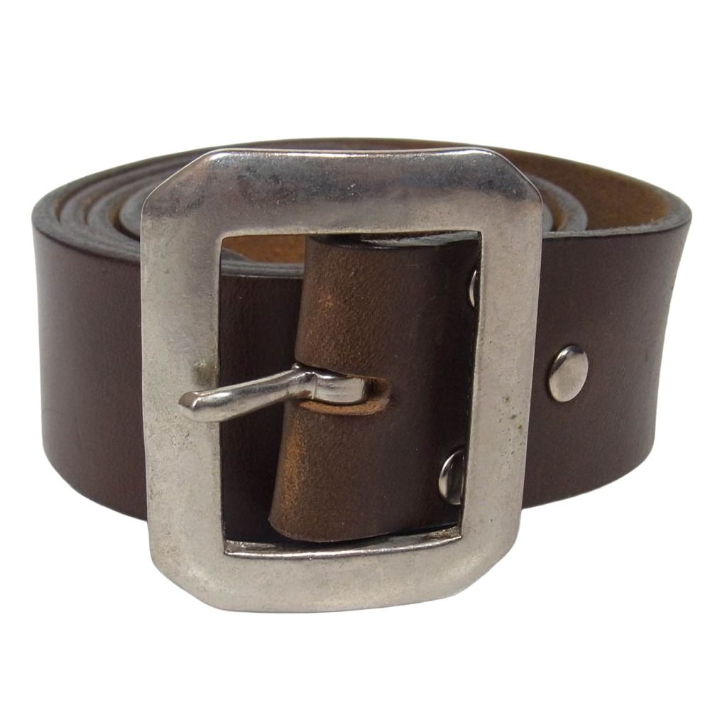 TOY'S McCOY トイズマッコイ Leather Belt レザー ギャリソン ベルト ブラウン系 32【中古】