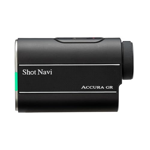 Shot Navi(ショットナビ) ゴルフ レーザー距離計 ACCURA-GR シリーズ 高速0.02秒計測 ２色OLED《緑/赤》 1300y計測 軽量 6倍ズーム 高低差 充電式 レーザー距離計測器/Shot Navi Nexiat 7bd28f57