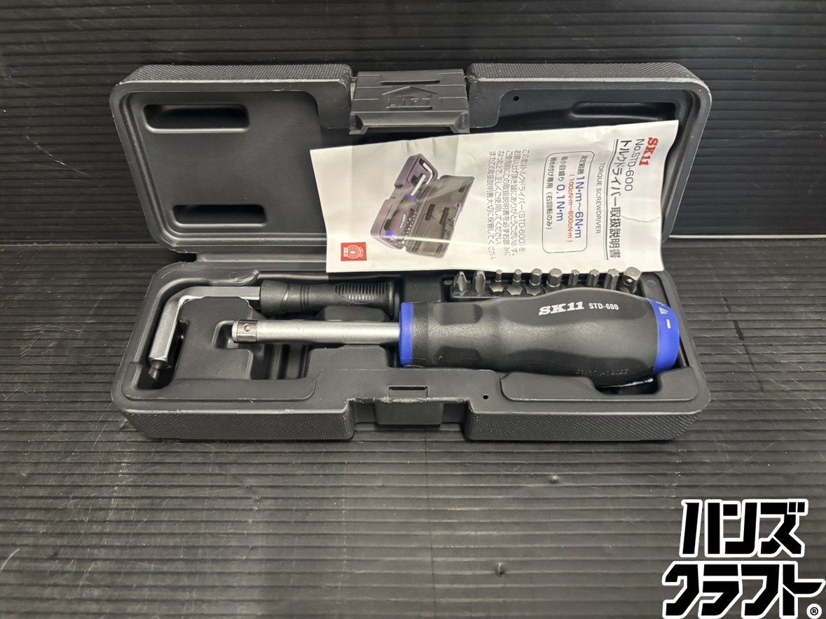♭【未使用品】SK11　STD-600　トルクドライバー【中古】【熊本けやき通り店】