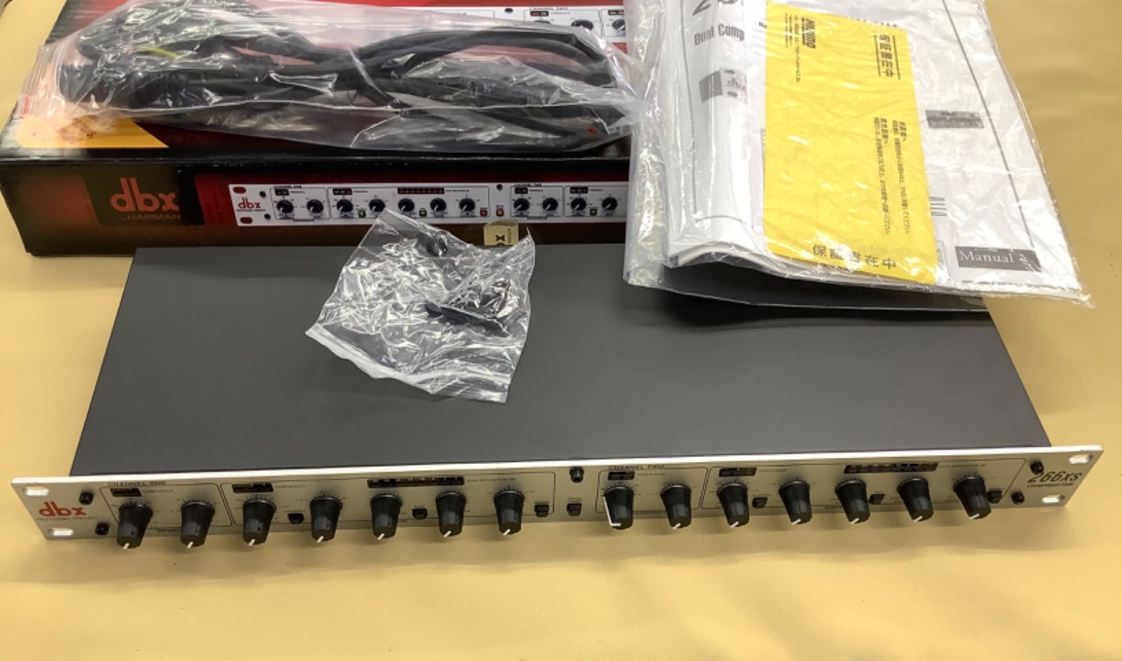 dbx266xs 3台セット 美品 2chデュアル コンプレッサー/ゲート dbx