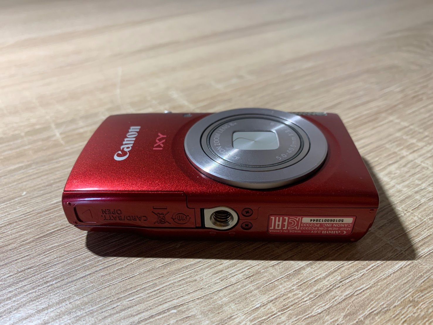 1299 Canon IXY 200 レッド デジカメ 動作確認済み 美品【ネ】 - メルカリ