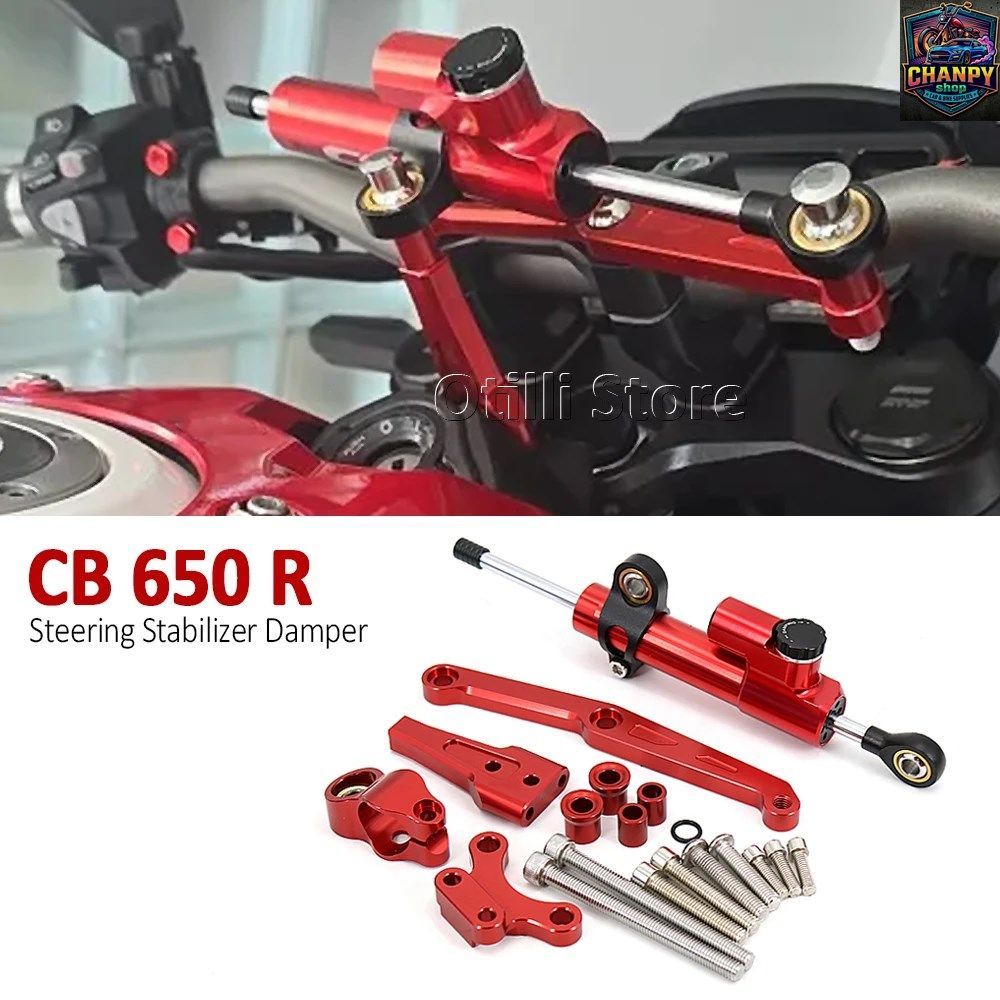 ホンダ CB650R 2018-2024 ステアリングダンパースタビライザーブラケットサポートマウントキット オートバイ