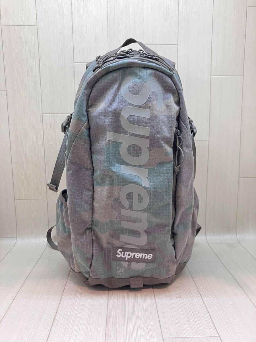 ★ Supreme シュプリーム リュック24SS WOODLAND CAMO BACKPACK 23L ブラウン系 通年