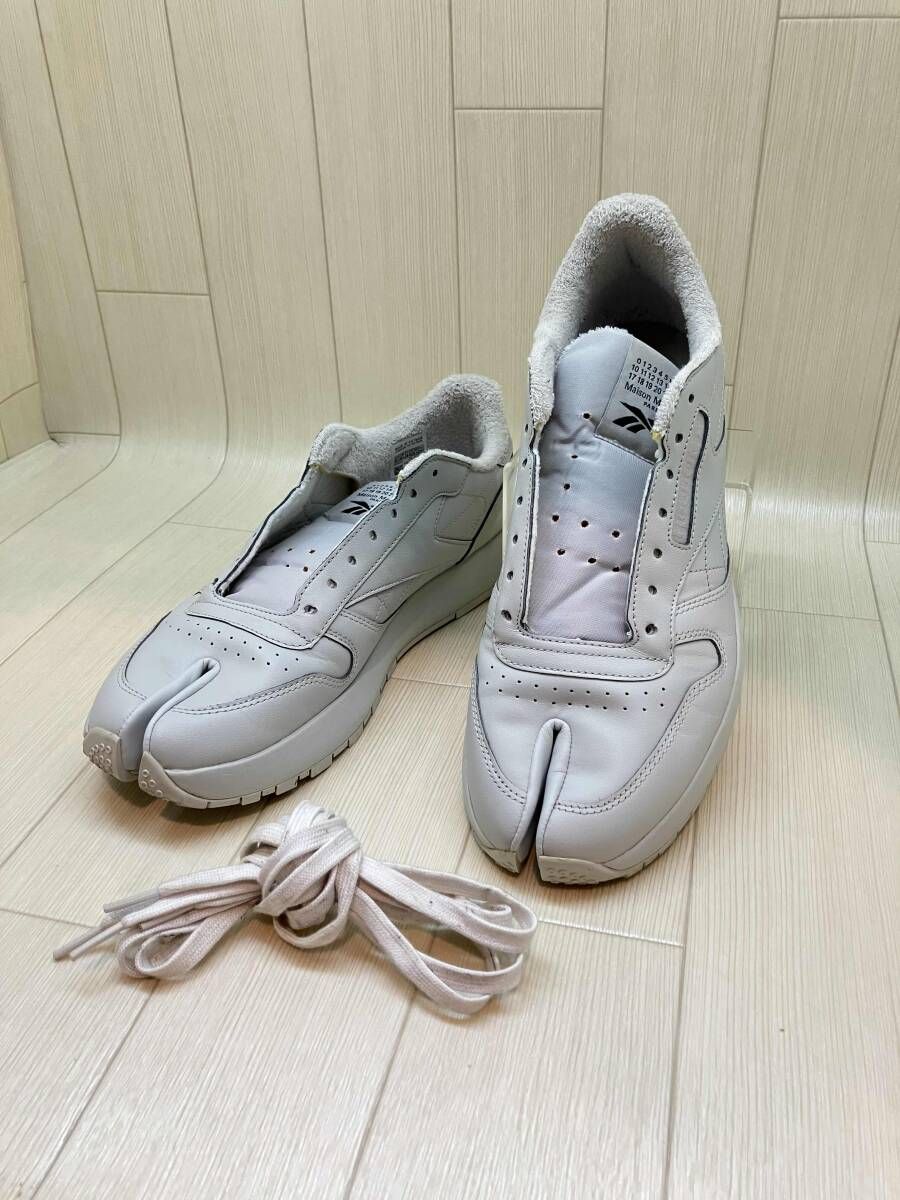 ★ Maison Margiela x REEBOK メゾンマルジェラ×リーボック スニーカー H05534 タビスニーカー サイズ28.5cm ホワイト 通年