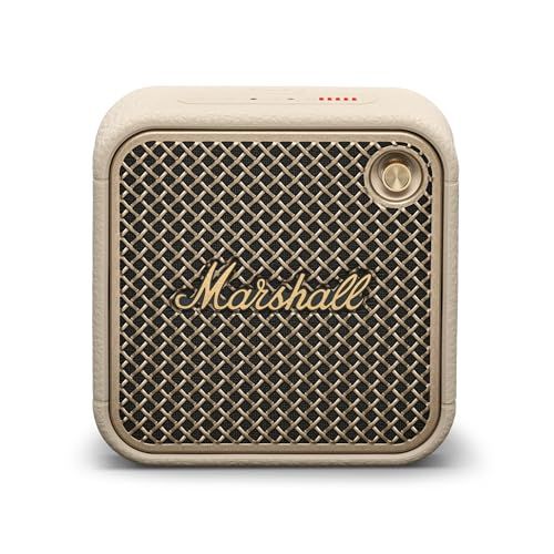 Marshall ワイヤレスポータブル防水スピーカー Willen II クリーム 連続再生17時間/IP67防水仕様/超小型/急速充電 【国内正規品】ｍａ