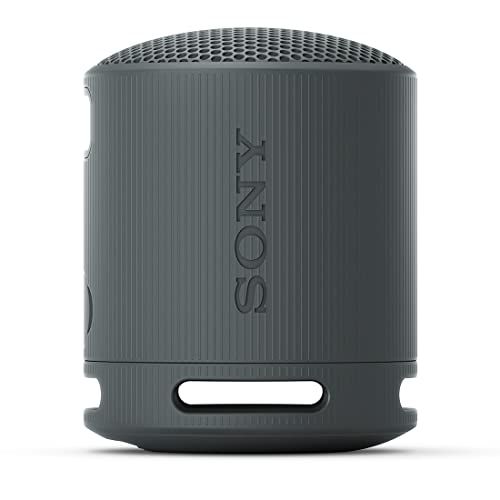 ソニー(SONY) ワイヤレススピーカー SRS-XB100:クリアな と重低音再生/防水・防塵対応 IP67/ロングバッテリー内蔵 約16時間/ハンズフリー通話対応/ステレオペア機能搭載/USB Type-C充電 ブラック SRS-XB100 BCｍａ