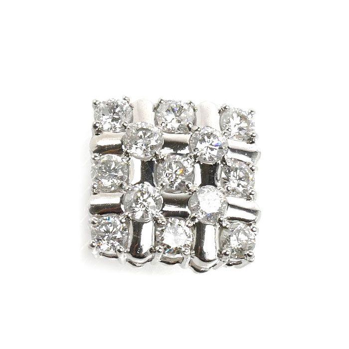 Pt900プラチナ ペンダントトップ ダイヤモンド1.00ct 3.2g レディース