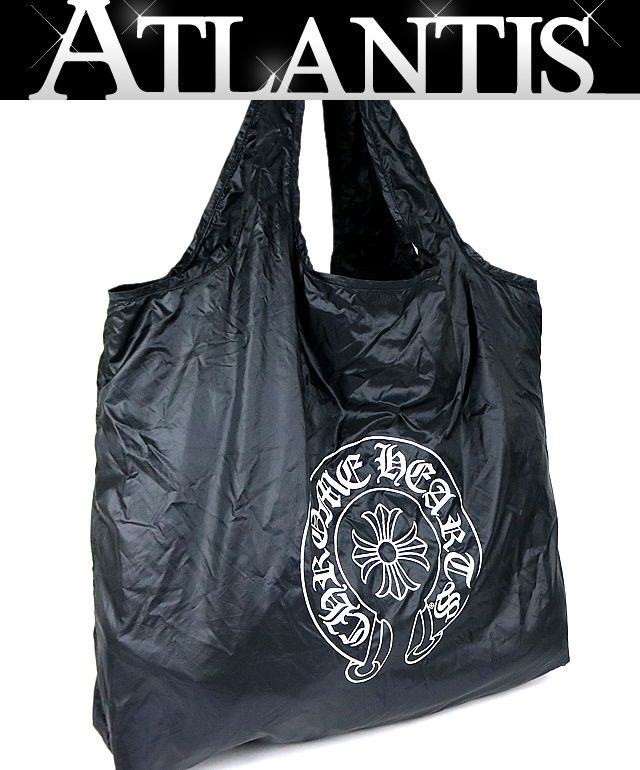 CHROME HEARTS 新宿店 クロムハーツ ホースシュー エコバッグ メンズ SV925 黒 31074