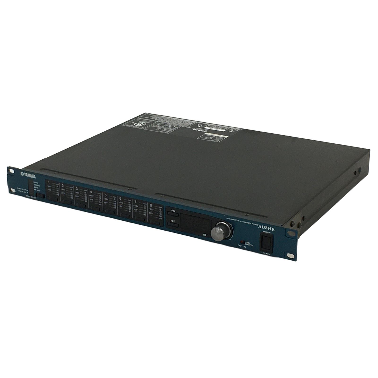 YAMAHA AD8HR ADコンバーター 8ch 24bit 96kHz 高音質ヘッドアンプ搭載 PA機器 音響機材 N11325109