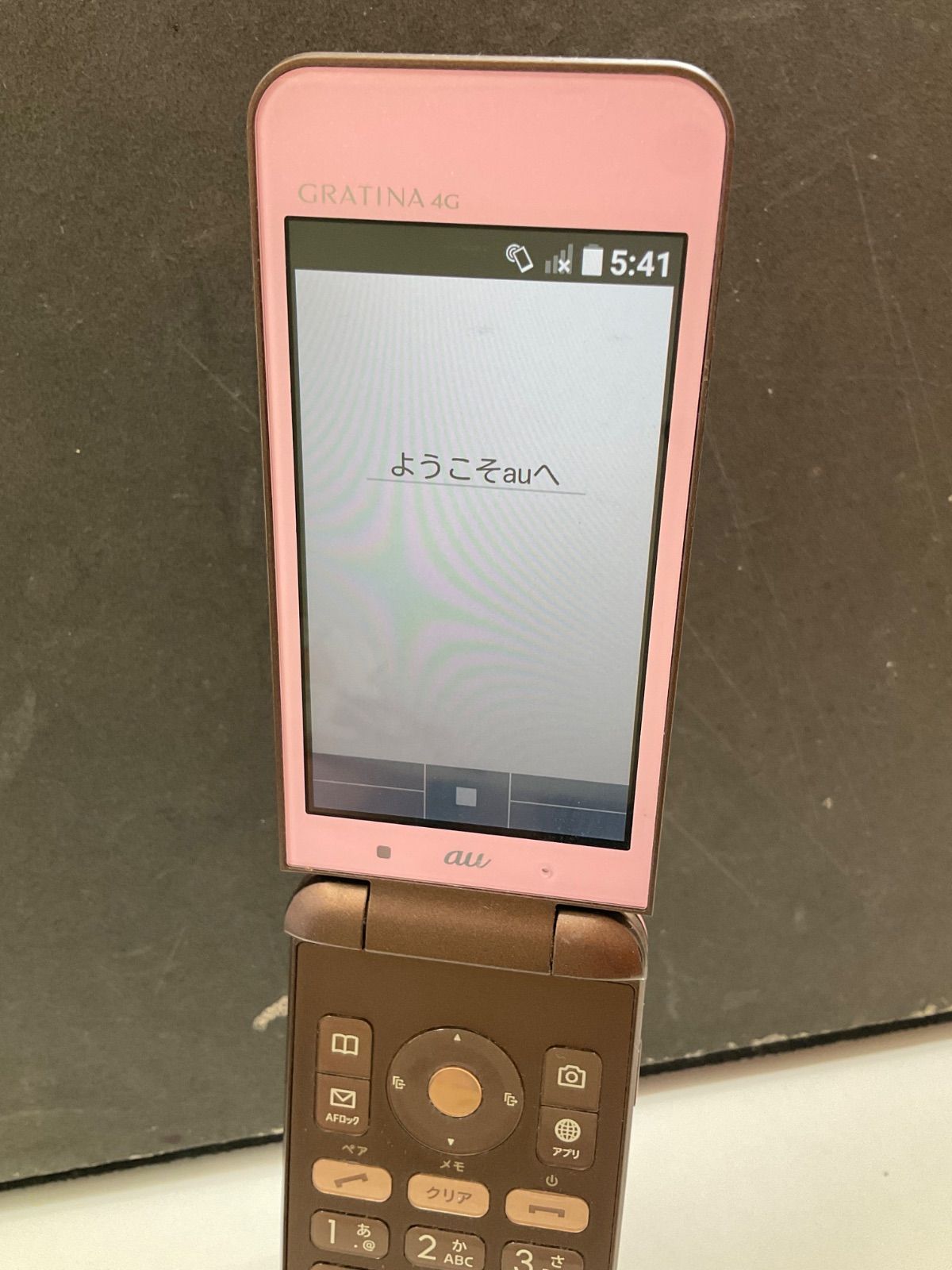GRATINA 4G ピンク 8GB 京セラ KDDI 中古 - メルカリ