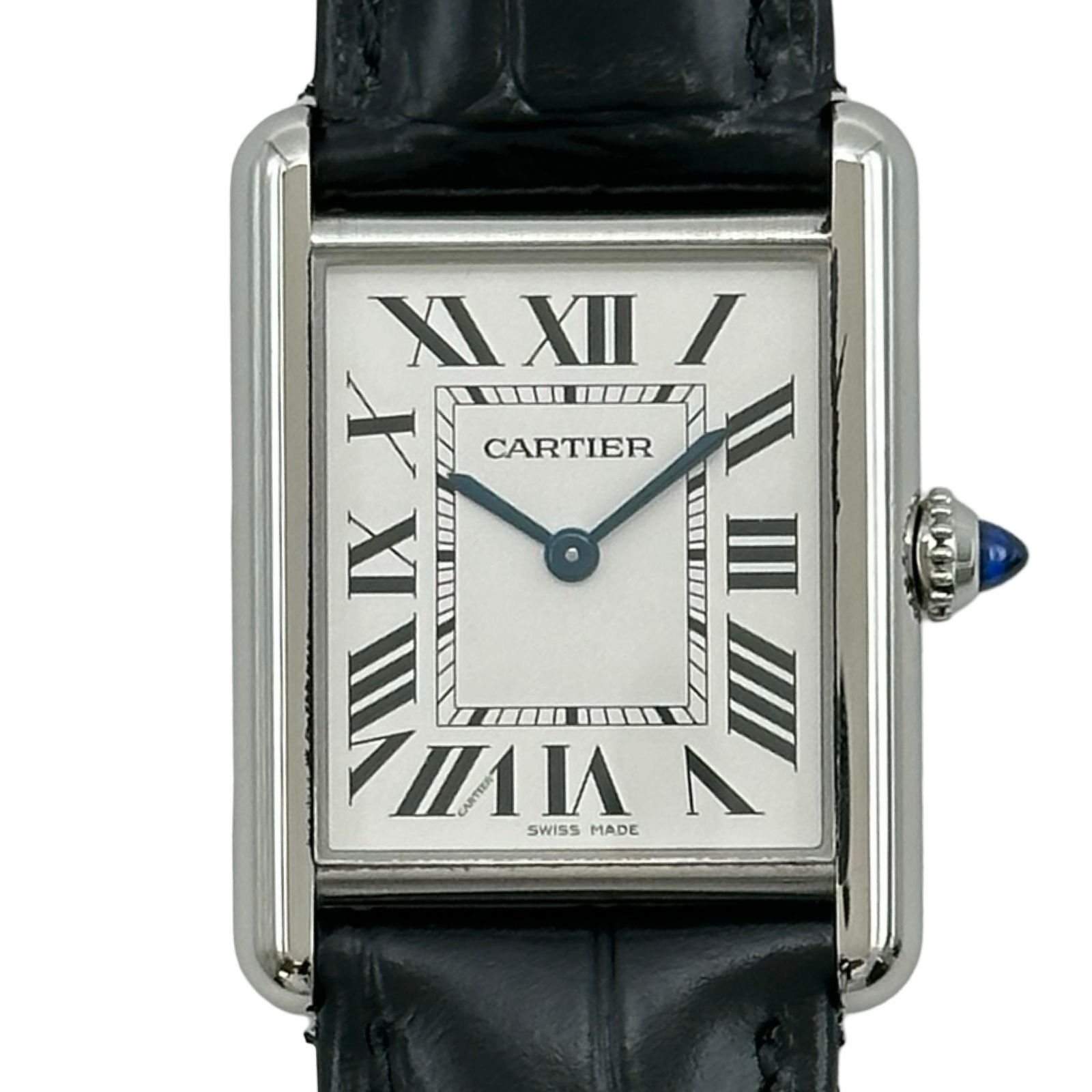 カルティエ Cartier タンクマストLM WSTA0041 シルバー ステンレススチール クオーツ ユニセックス 腕時計