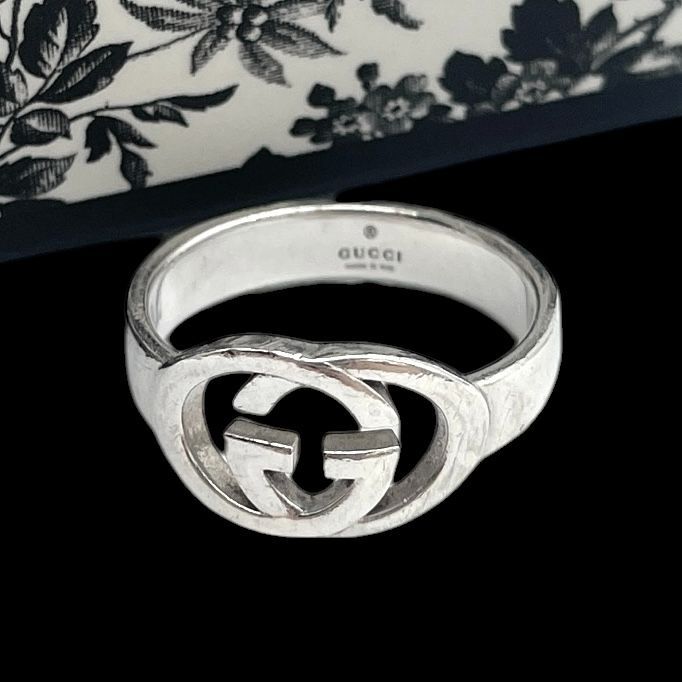GUCCI グッチ 指輪 リング ブリットリング インターロッキング