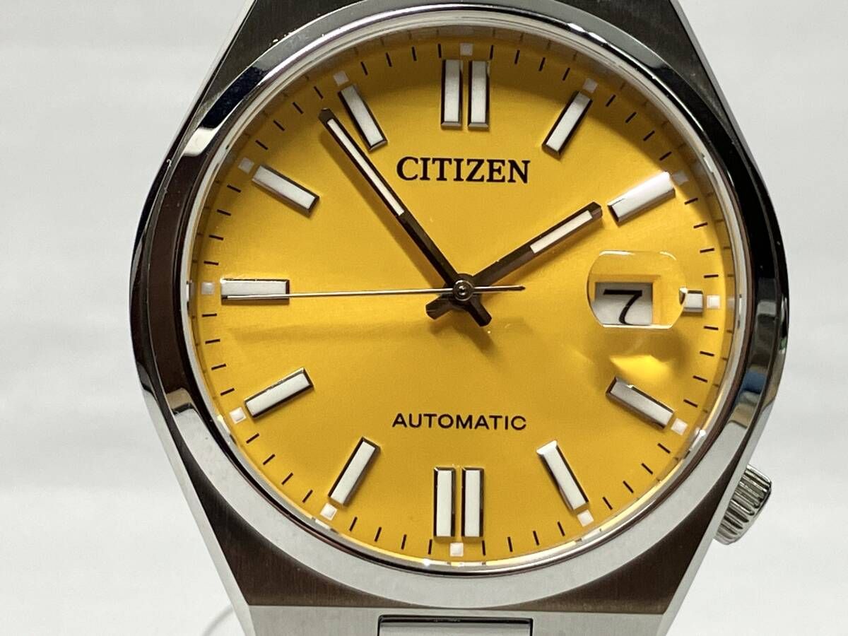 シチズンCITIZEN/TSUYOSA Collection 8210-S126967/392317348 時計/オレンジ/裏蓋スケルトン