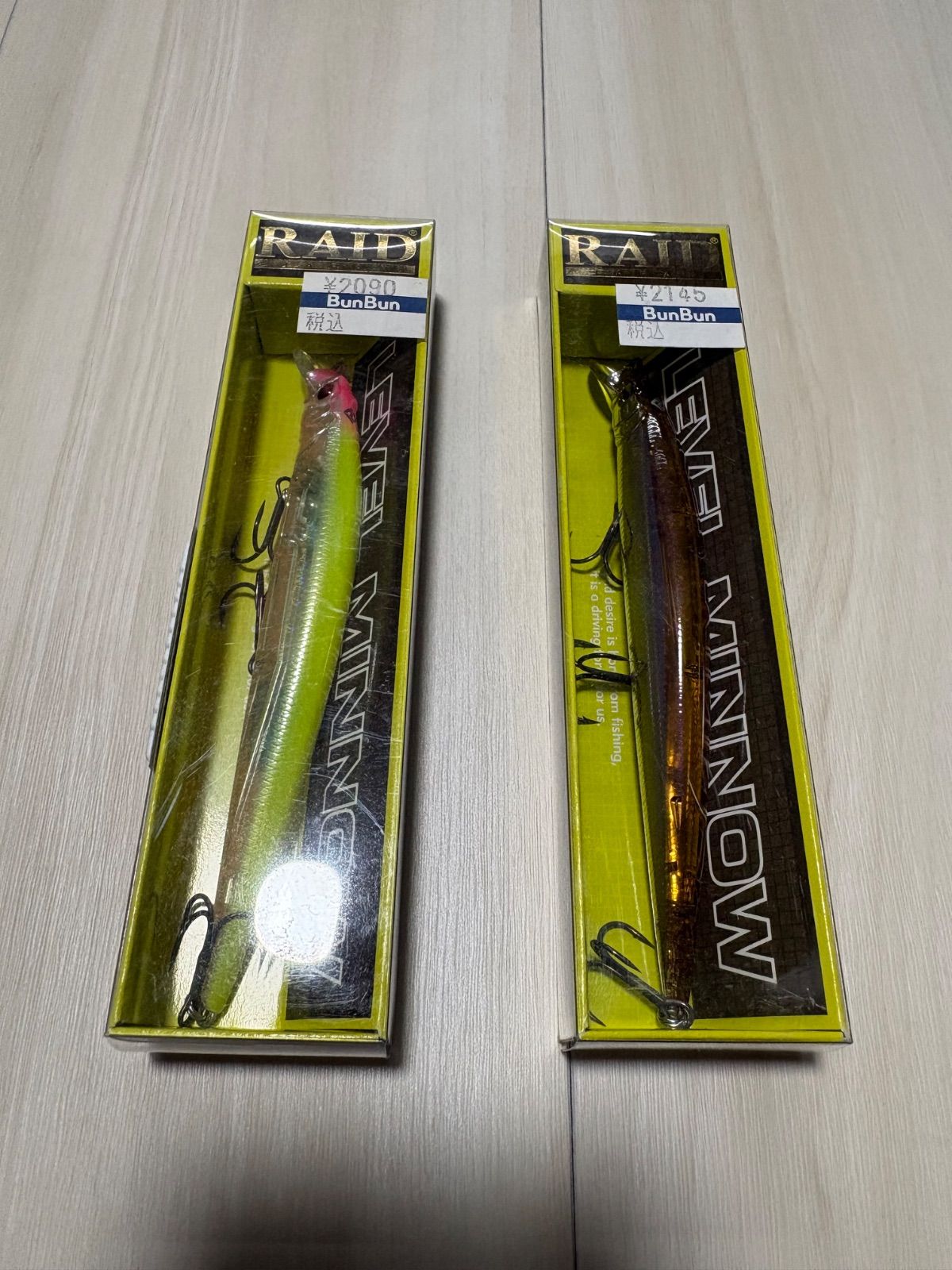 RAID JAPAN LEVEL MINNOW 6個セット RAID JAPAN LEVEL MINNOW 2個セット - メルカリ