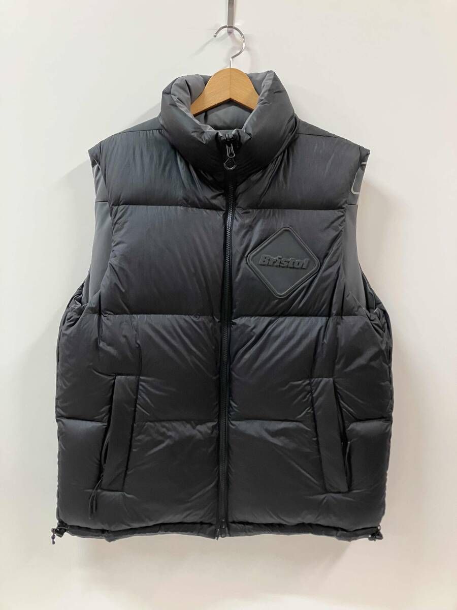 F.C.R.B（F.C.Real Bristol）エフシー・レアル・ブリストル ダウンベスト FCRB-192007 REVERSIBLE DOWN VEST サイズL ブラック グレー