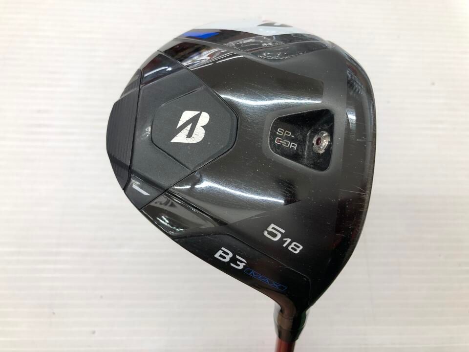 ブリヂストン B3MAX 18度 VENTUS TRRED 6 Sフレックス フェアウェイウッド 中古 ゴルフドゥ!深谷店【最短即日発送】