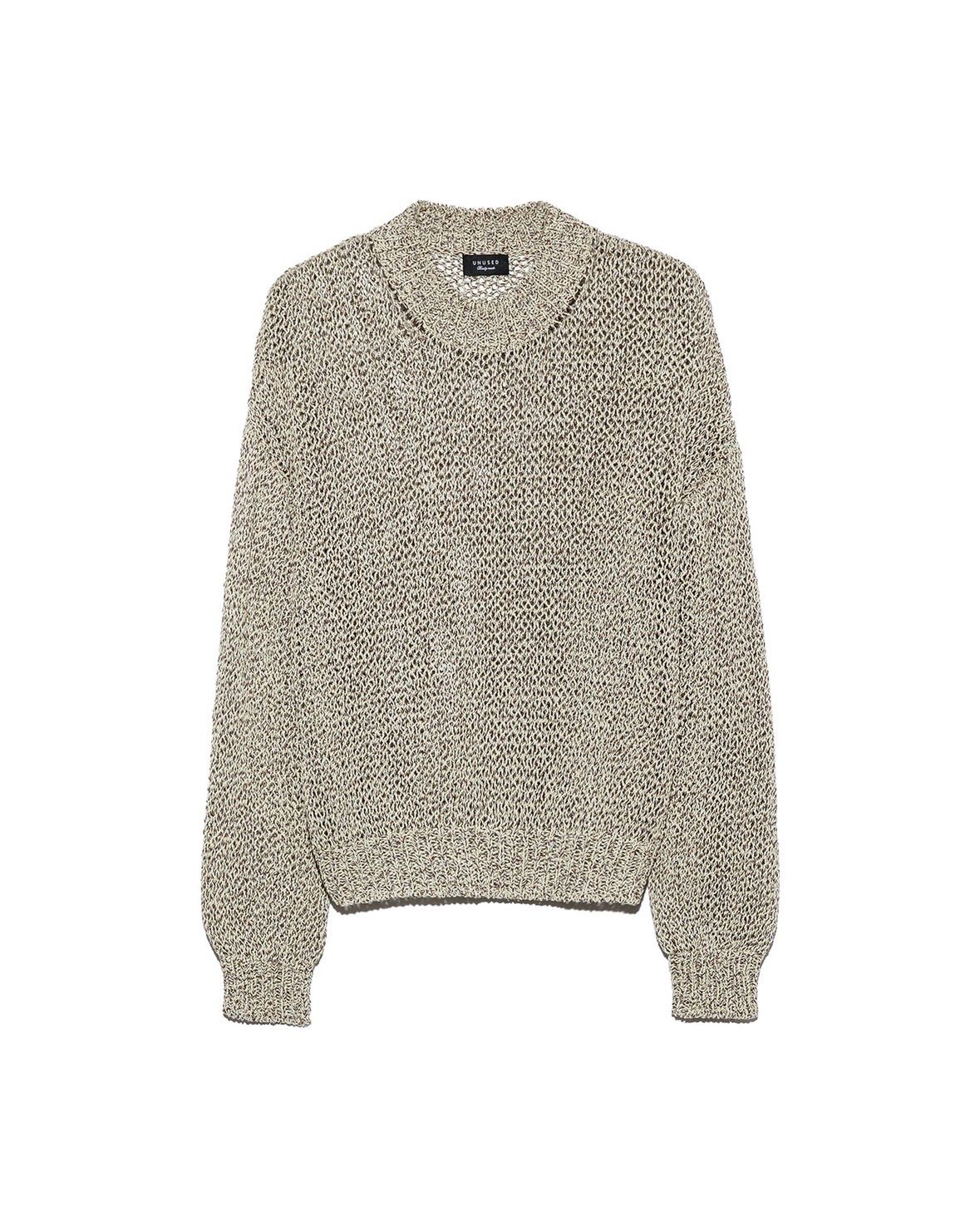 UNUSED アンユーズド 26SS US2556 Drop pullover knit (YELLOW×BEIGE) 2 新品