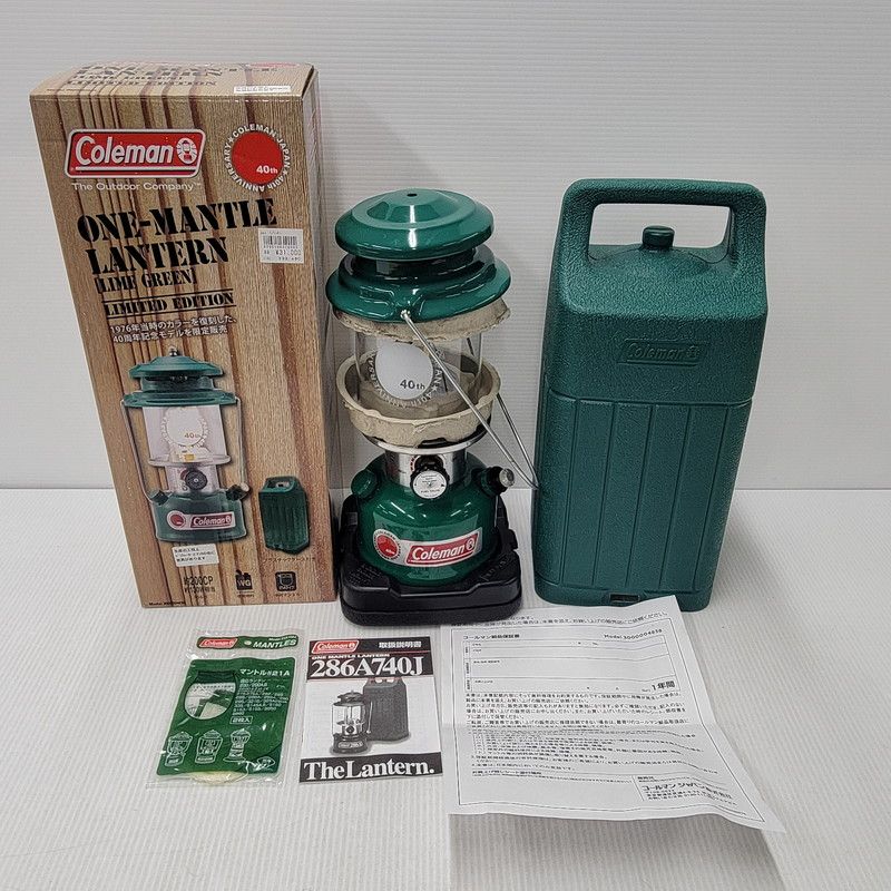 中古美品】 Coleman ワンマントルランタン 286A 40周年記念モデル