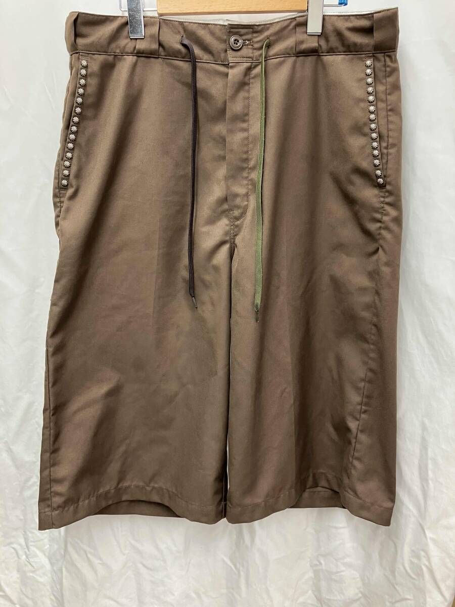 DICKIES x Children of the discordance ディッキーズ／ハーフカーゴパンツ スタッズ／252M40CD01 ／Ｌサイズ ブラウン
