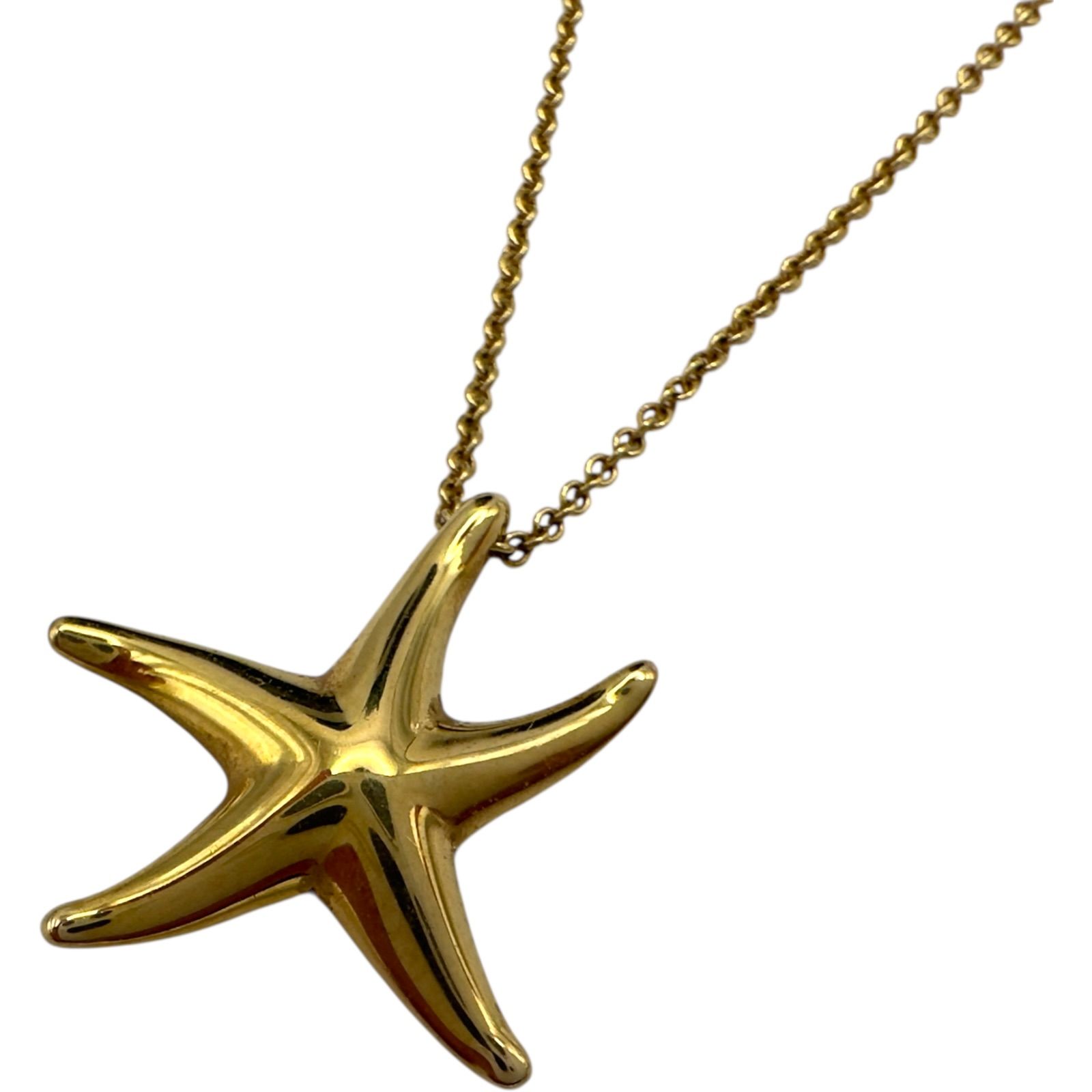 ティファニー TIFFANY＆CO スターフィッシュネックレス ゴールド 750 ジュエリー