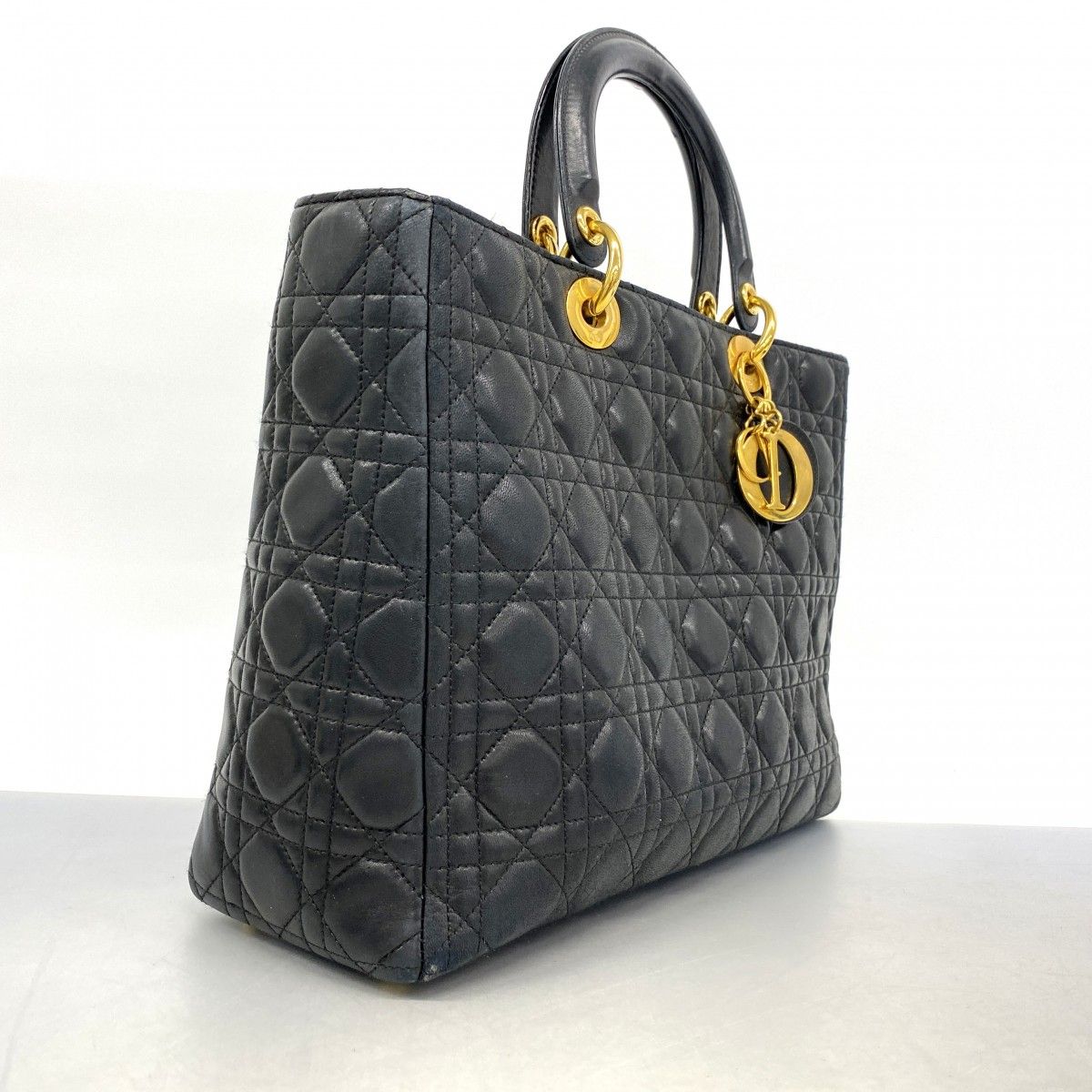 ☆SALE【6ed4424】クリスチャンディオール ハンドバッグ カナージュ 