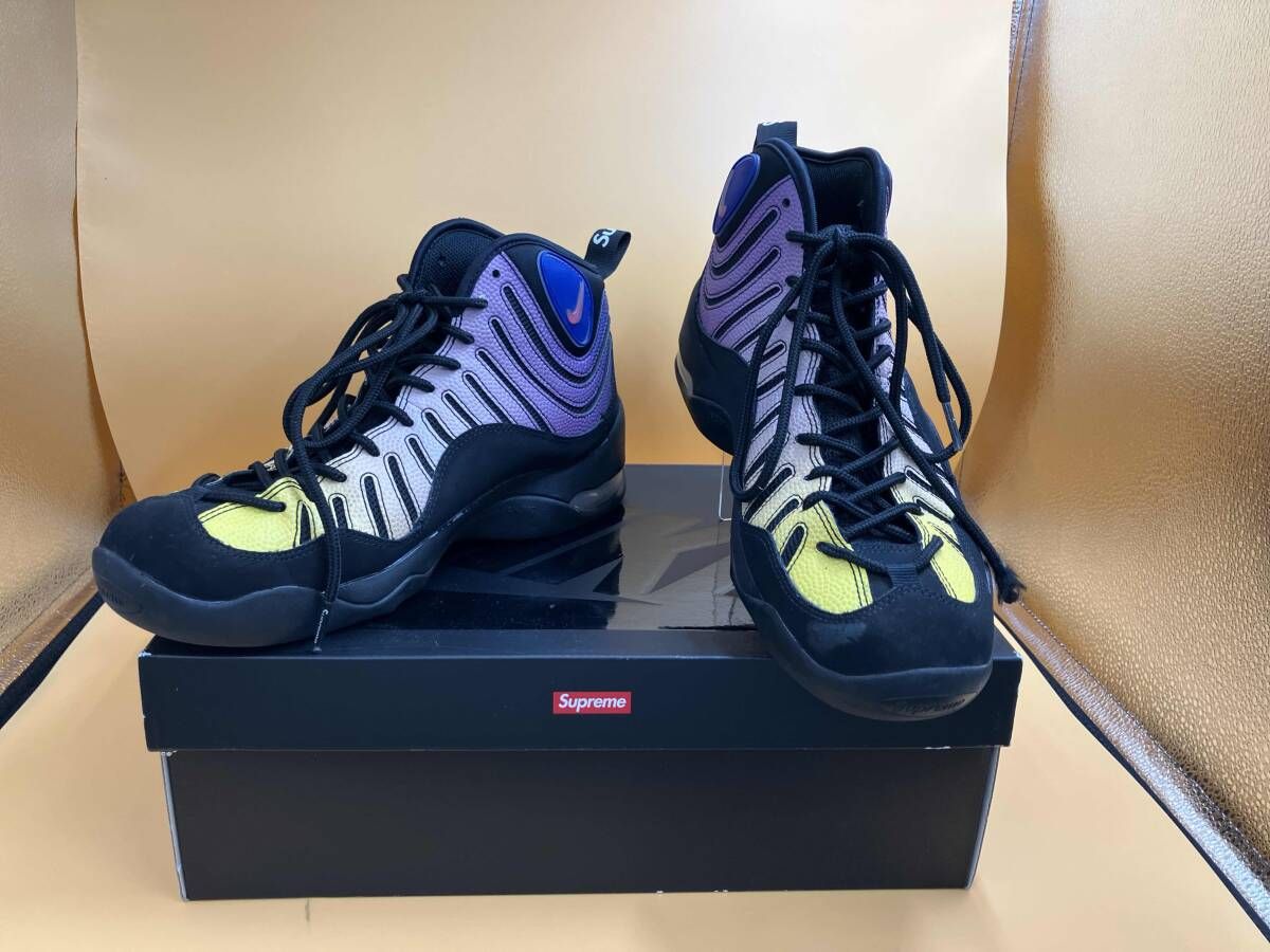 NIKE ナイキ スニーカー DX3292-001 Supreme Air Bakin Multi 27cm ブラック系多彩カラー