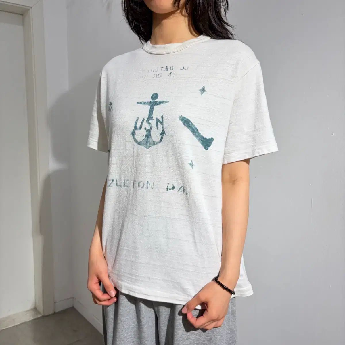 WAREHOUSE & Co ウエアハウス アメリカ海軍 USN シングルステッチ 半袖 Tシャツ