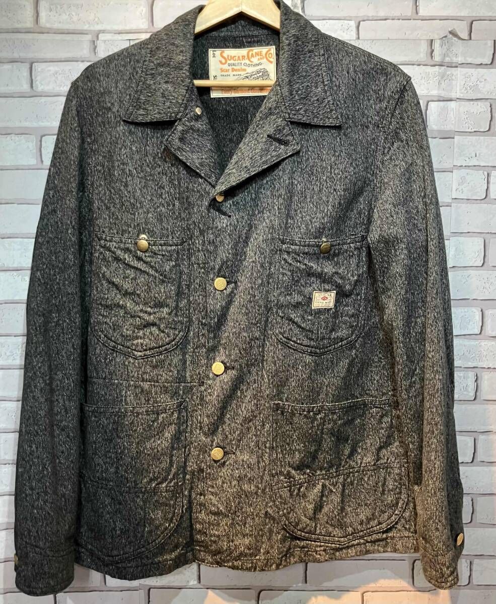 SUGAR CANE シュガーケーン カバーオール SC14373 9oz. BLACK COVERT WORK COAT アメリカンカジュアル