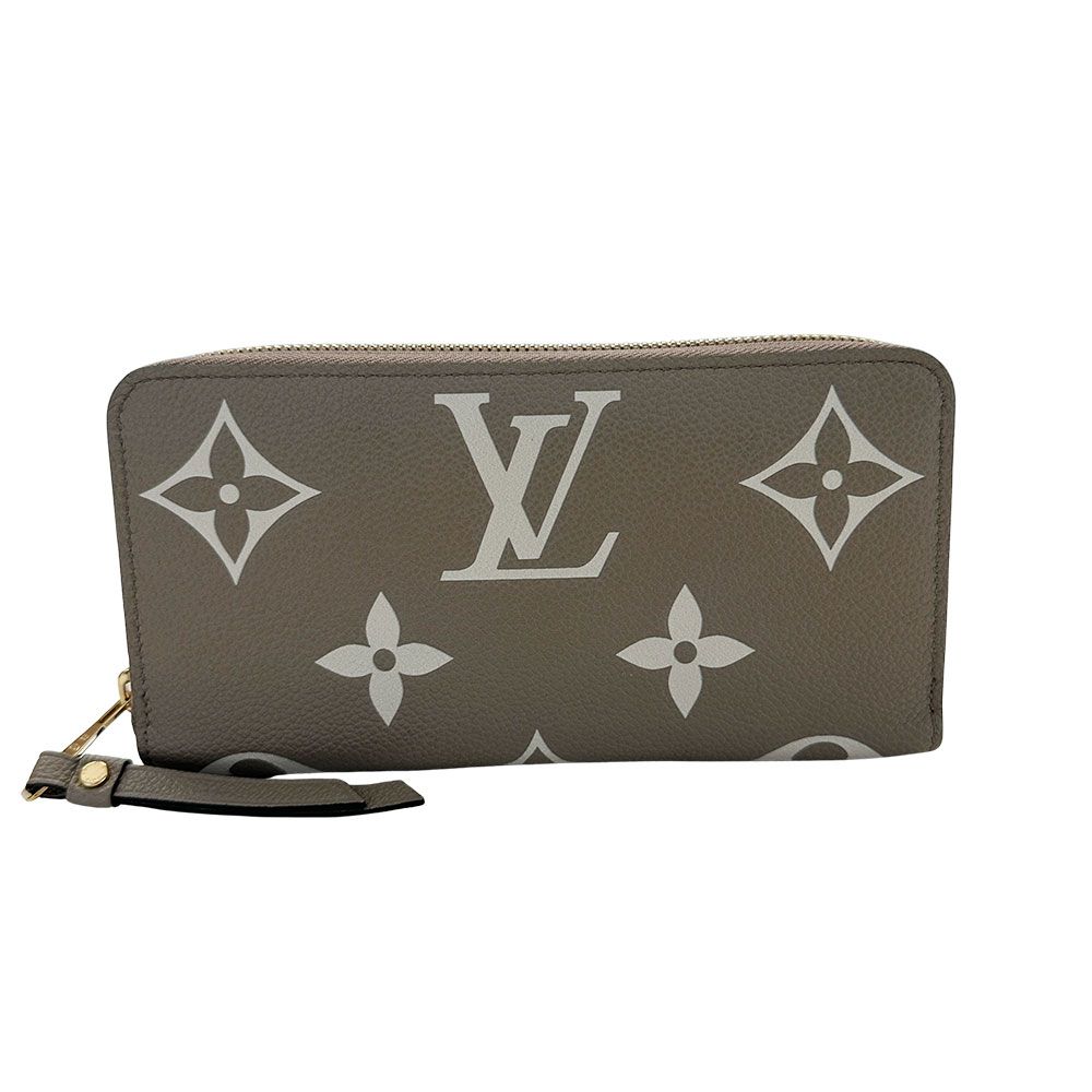 ルイ・ヴィトン LOUIS VUITTON 財布 レディース メンズ ブランド 長財布 バイカラー モノグラム アンプラント モノグラムアンプラント ジッピー・ウォレット トゥルトレール クレーム M69794 【中古】