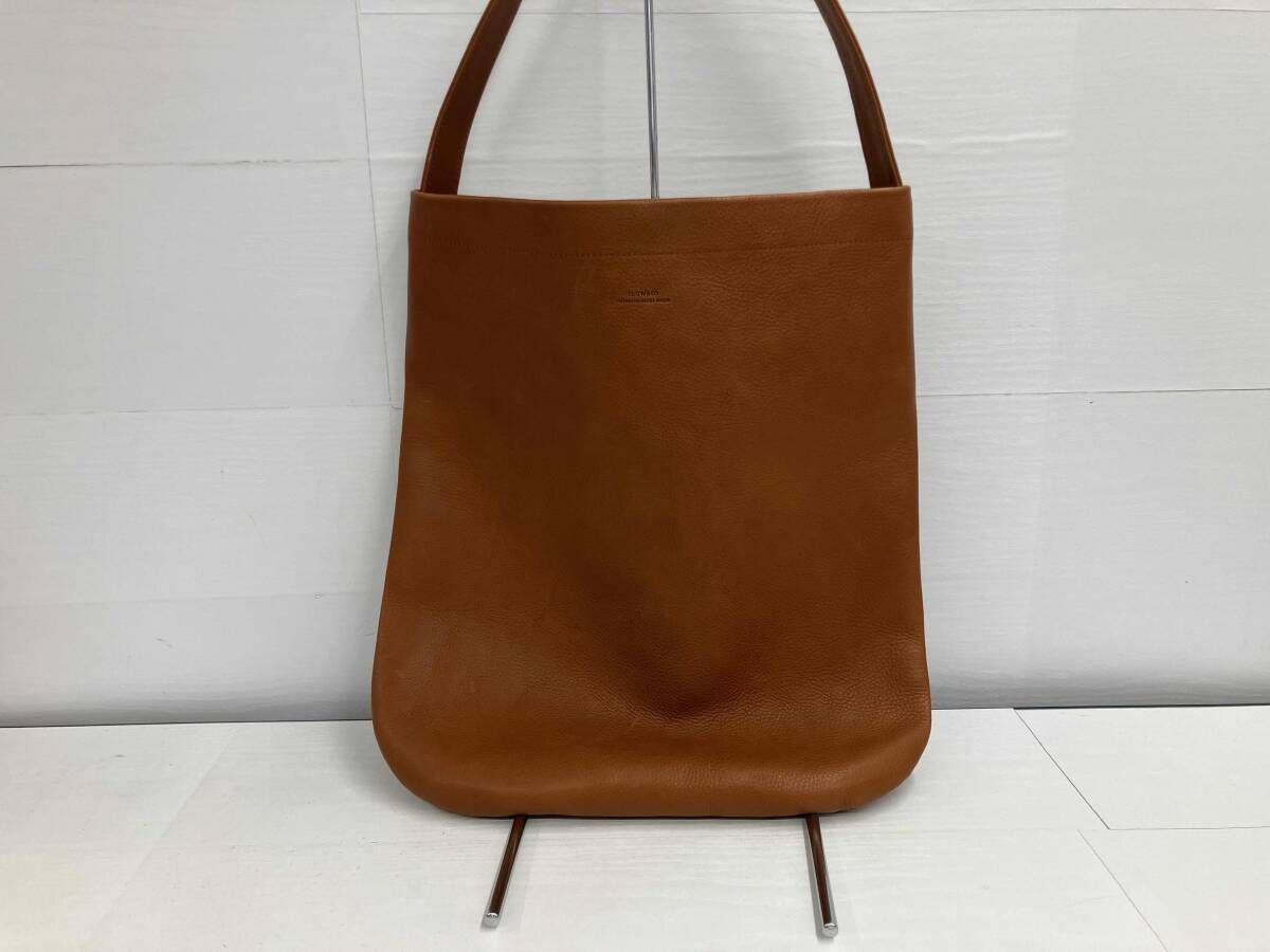 トートバッグ ブラウン 【美品】SLOW&CO authentic goods maker ／ワンショルダー トートバッグ／レザー ブラウン オーク 11,316円
