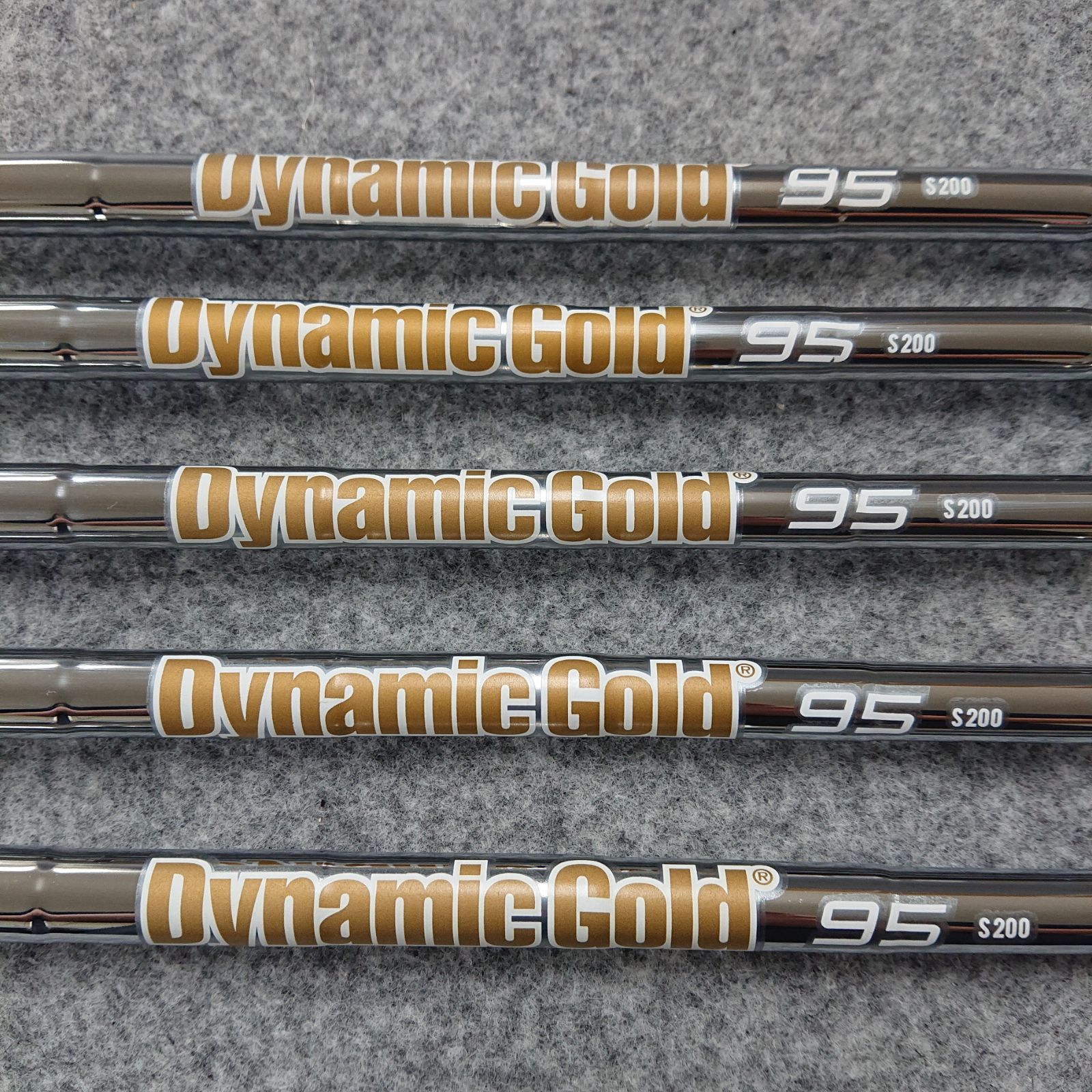 ダイナミックゴールド95 S200 アイアンシャフト 6本セット(5～P) ダイナミックゴールド 95 (S200) #6-PW 5本セット アイアン用 スチール