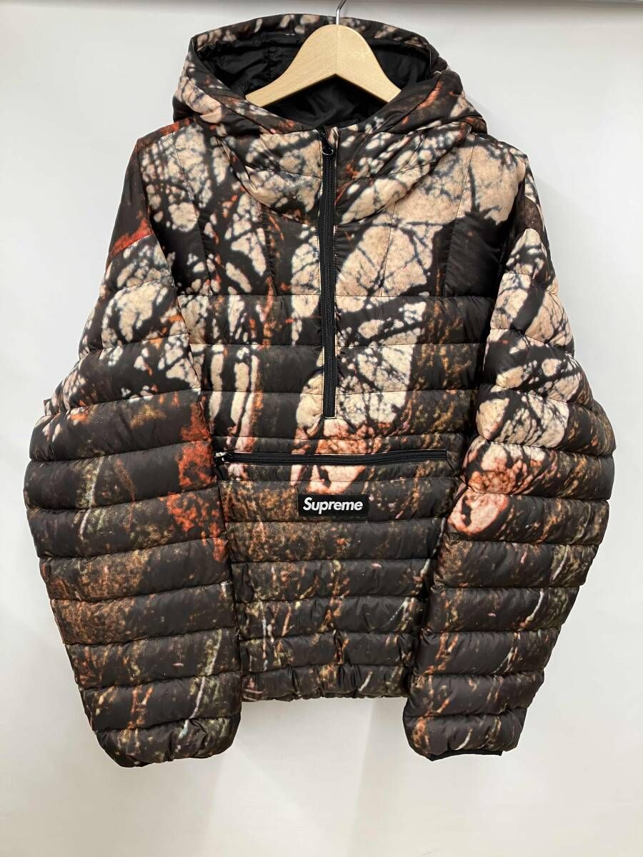 オーカー（黄土色） Supreme／20FW Micro Down Half Zip Pullover Woods シュプリーム　ハーフジップ　ダウンジャケット　