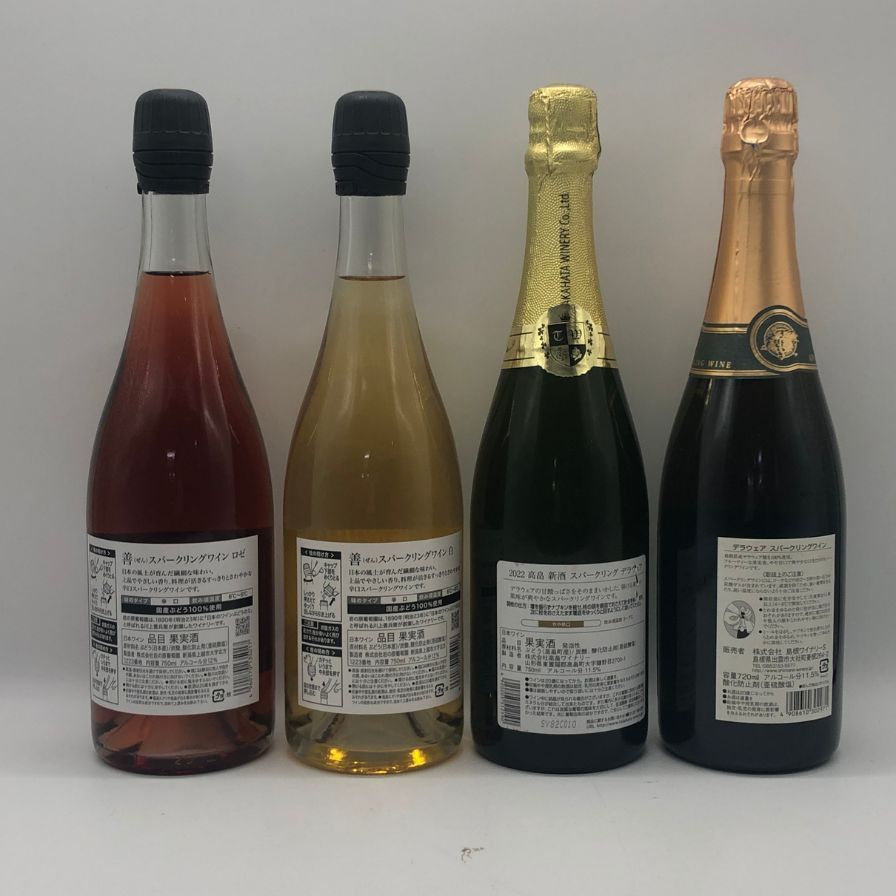 ジャパンシャンパン 4本 750ml 12% 未開栓 - メルカリ