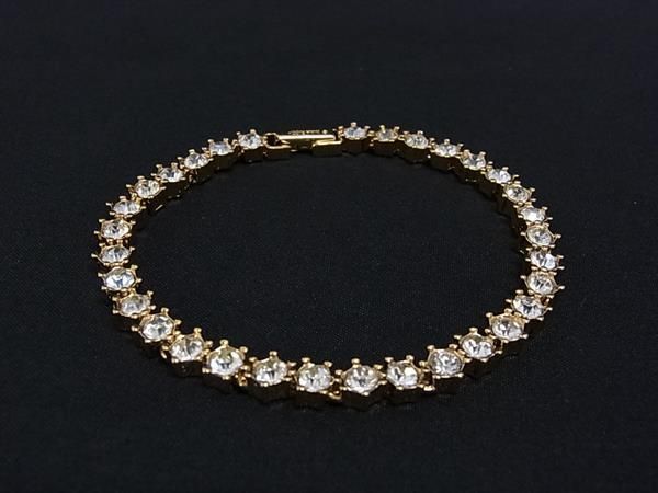 □美品□ NINA RICCI ニナリッチ ラインストーン ブレスレット