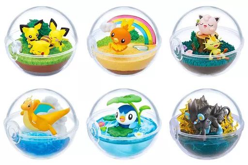 【中古】食玩 トレーディングフィギュア 全6種セット 「ポケットモンスター テラリウムコレクション9」