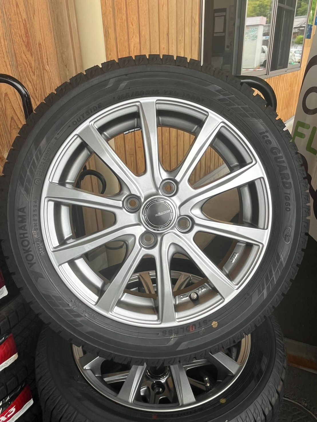 新品未使用】ヨコハマ iceGUARD iG60 165/60R15 2024年製 アルミ