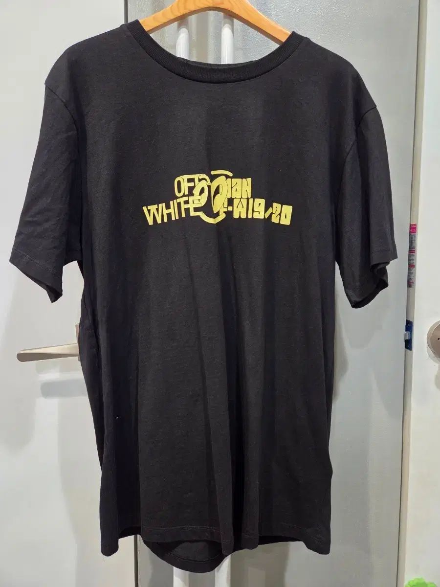 オフホワイト 19/20 シーズン ブラック 半袖Tシャツ L