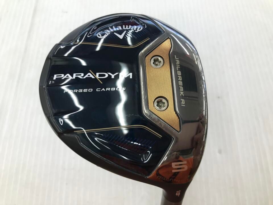 キャロウェイ　PARADYM　18度　VENTUS TR 5 for Callaway　SRフレックス　フェアウェイウッド　中古【最短即日発送】