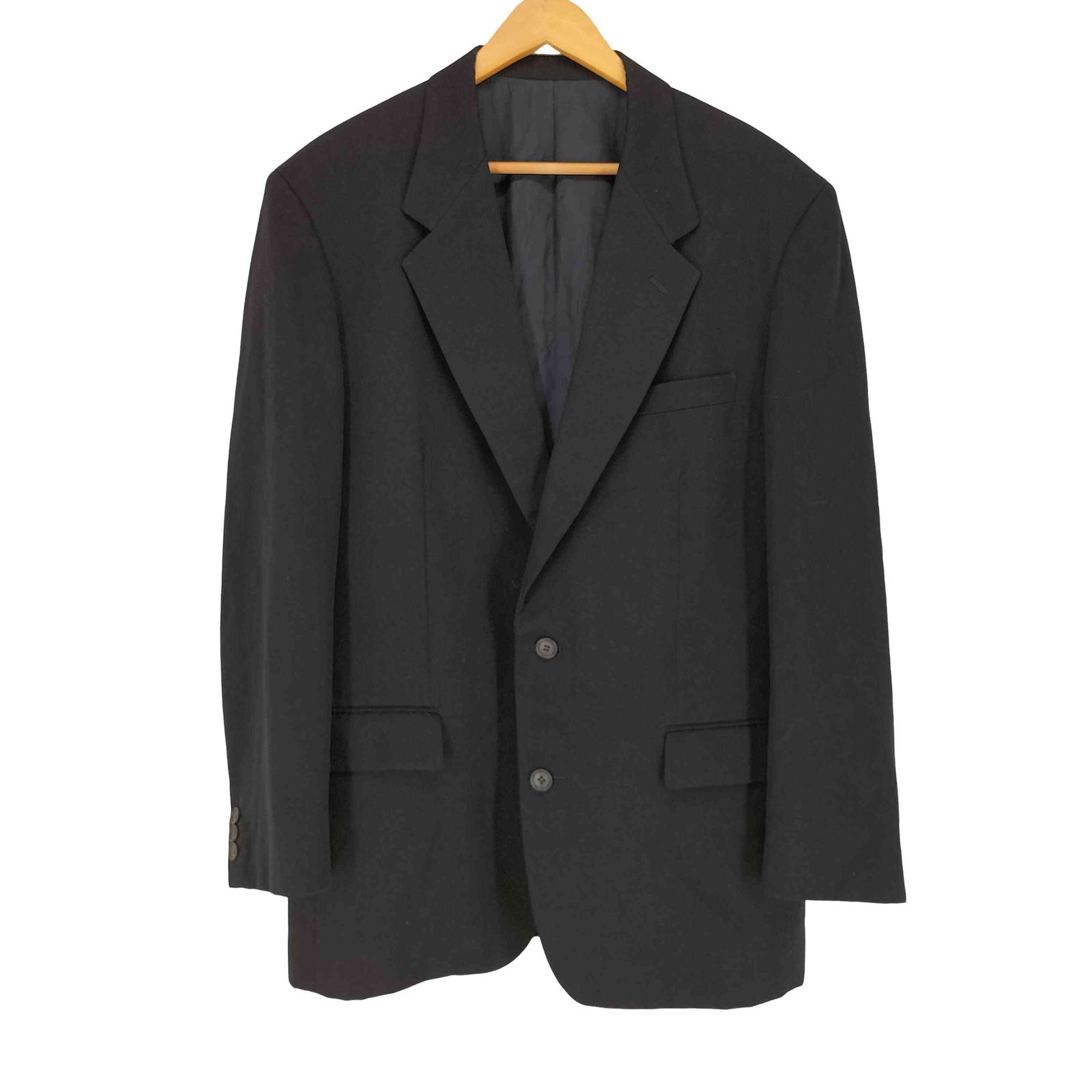 イッセイミヤケ ISSEY MIYAKE ノッチドラペル シングル ウール 100 テーラードジャケット メンズ XL