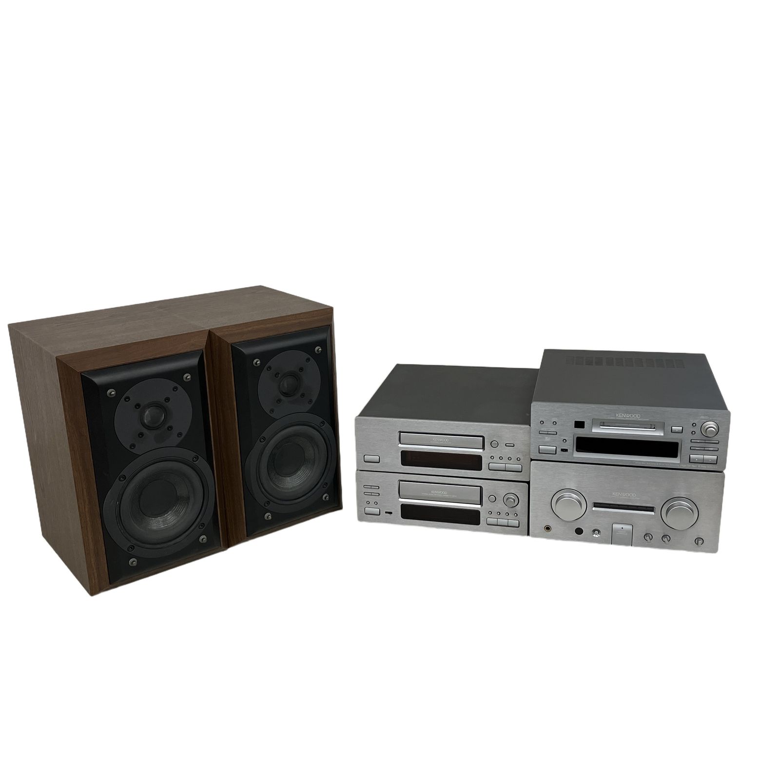 KENWOOD ケンウッド A-1001 DP-1001 DMF-7002S X-1001 LS-1001 システムコンボ ペア スピーカー 音響機材 オーディオ ジャンク K11282710