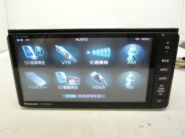 中古】 パナソニック ストラーダ CN-R330WD メモリーナビ 地デジ
