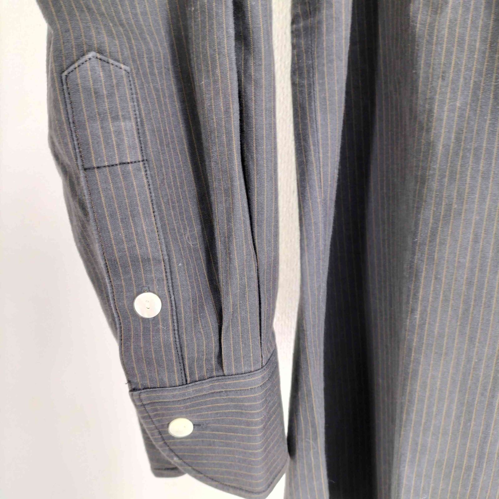 イッセイミヤケ ISSEY MIYAKE 80S 筆タグ ストライプ L/S シャツ 