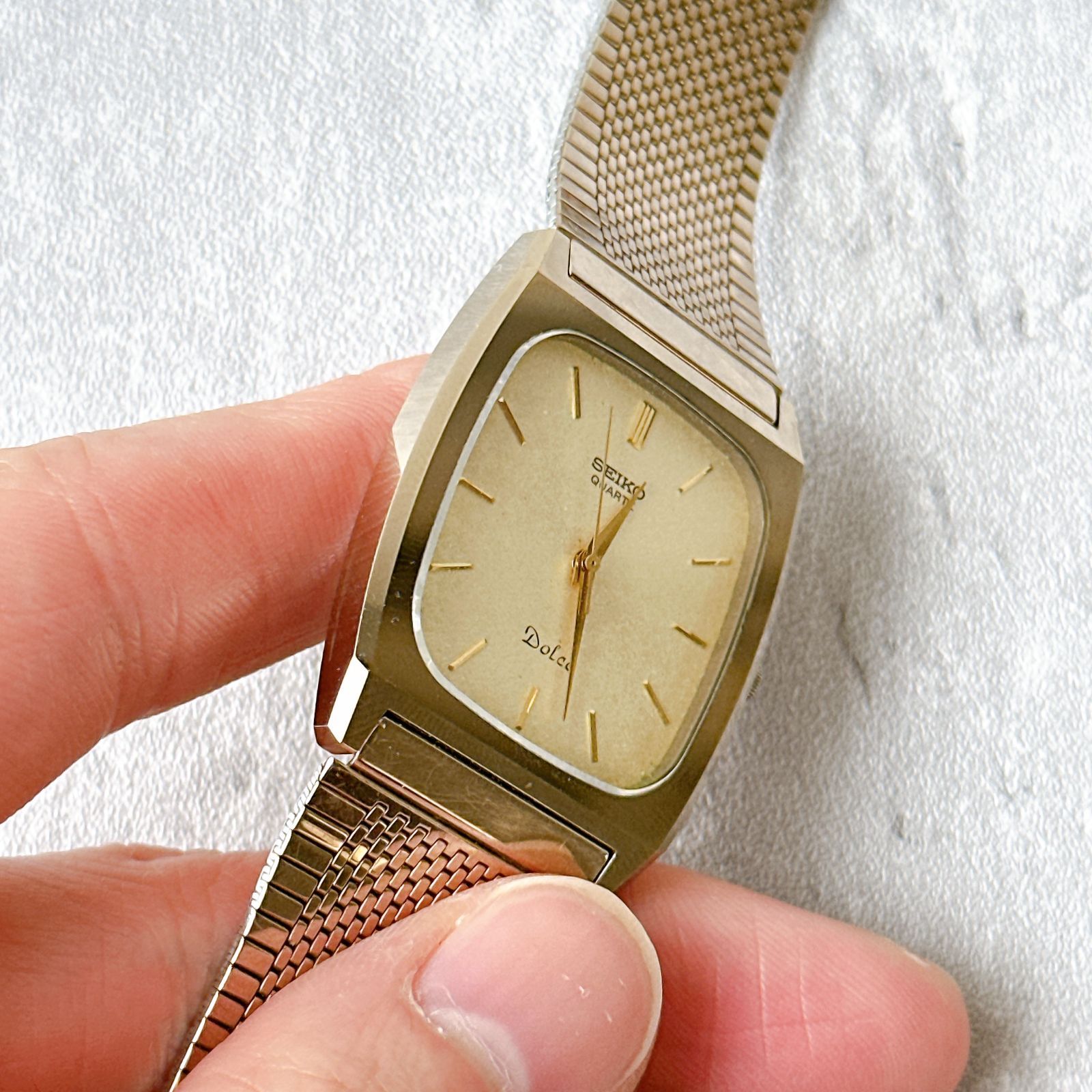 SEIKO DOLCE セイコー ドルチェ メッシュブレス テクスチャーダイヤル