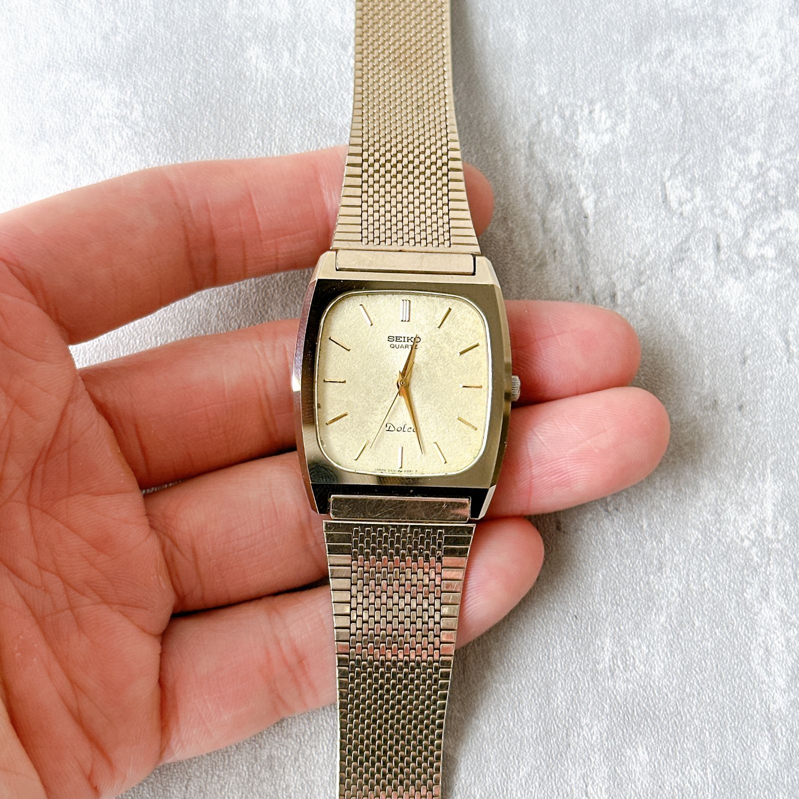 SEIKO DOLCE セイコー ドルチェ メッシュブレス テクスチャーダイヤル