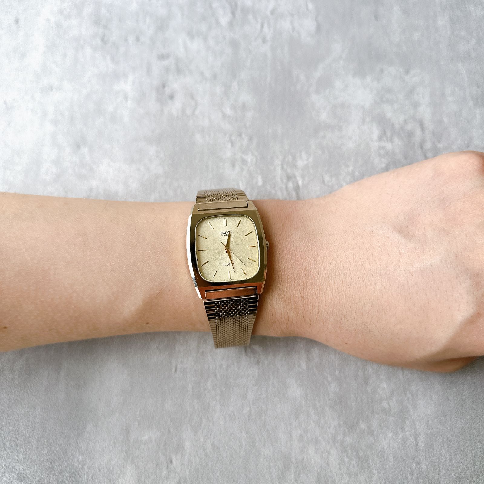 SEIKO DOLCE セイコー ドルチェ メッシュブレス テクスチャーダイヤル