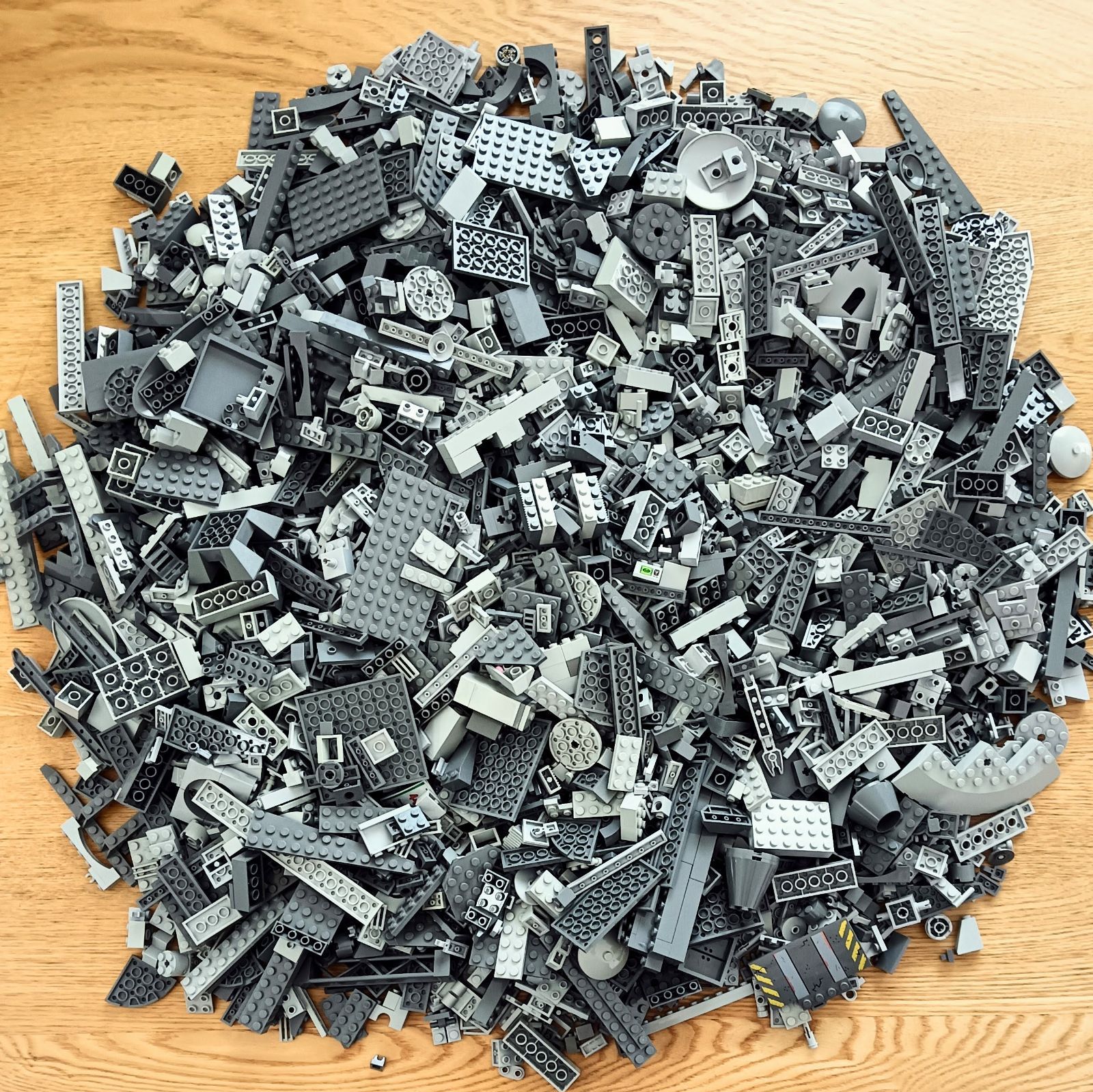 レゴ 正規品 中古 まとめ売り 約4kg ライトグレー ダークグレー 大量 