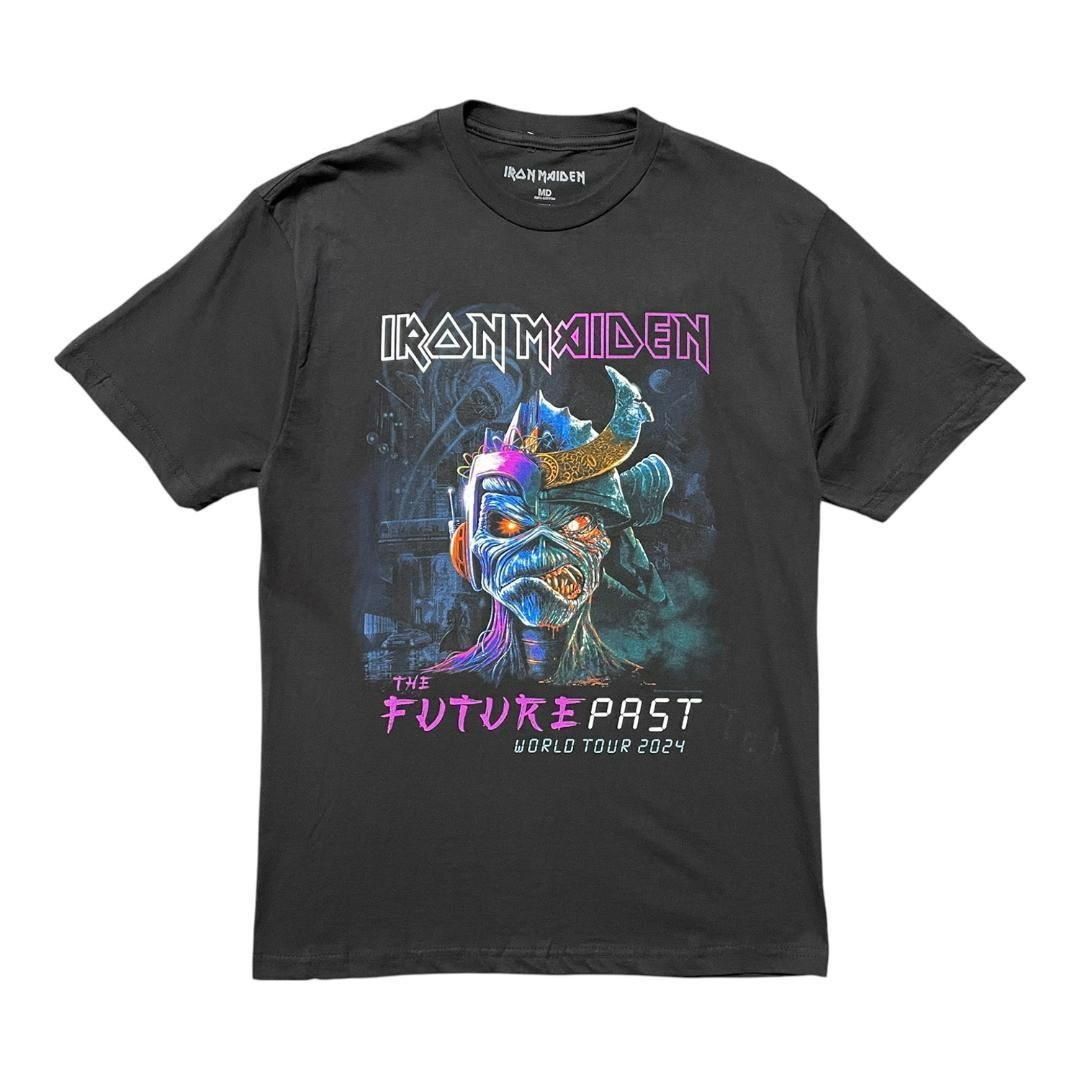 正規品 オフィシャル IRON MAIDEN The Future Past Tour '24 アイアンメイデン ロック Tシャツ メンズM バンドTシャツ BA4251