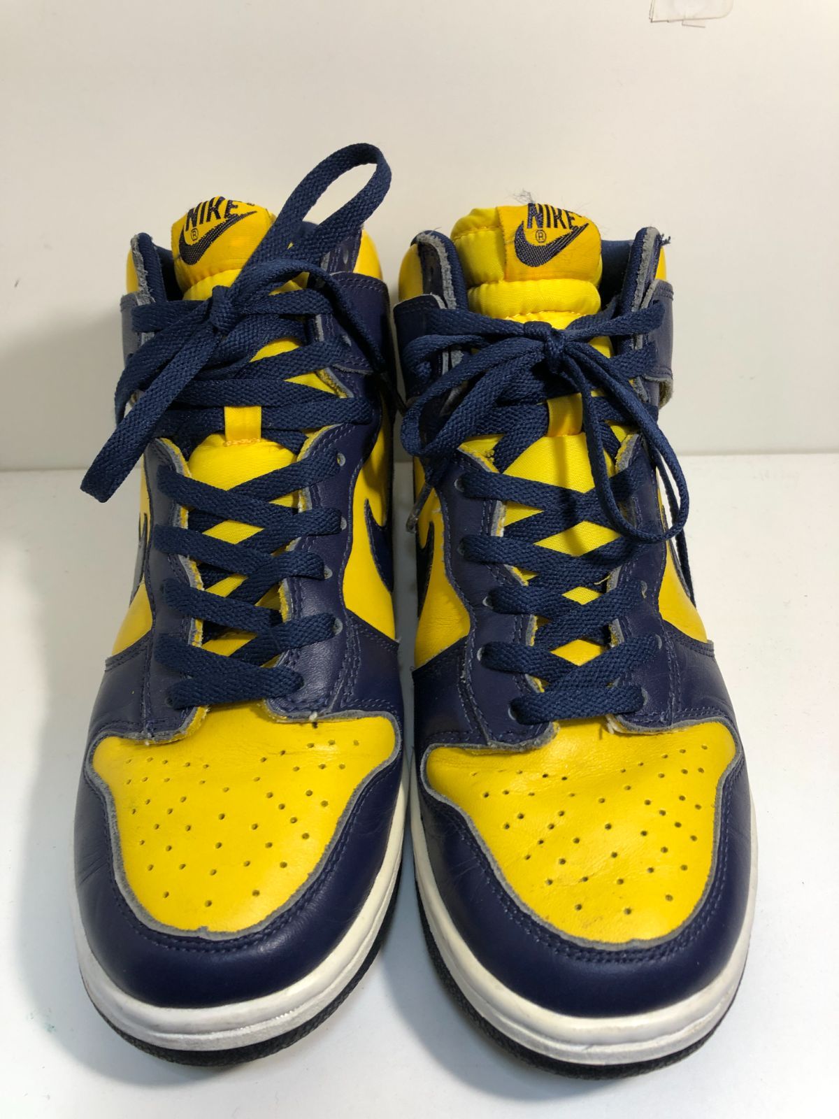 026060 NIKE DUNK HIGH LE MICHIGAN スニーカー 25.5cm ダンク ナイキ 